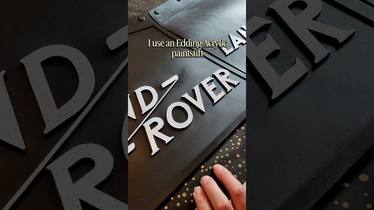Land Rover mudflap make-up routine according to a Landy lover in 20 seconds... Landrover Series