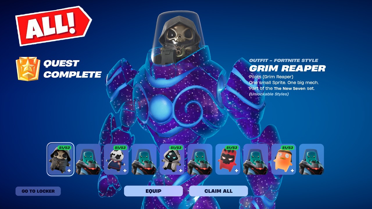 Как разблокировать спрайты Grim Reaper, Striker, Boss, Aura и Fishy в Fortnite (Полное руководство)