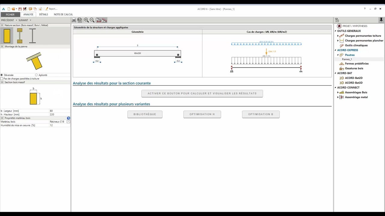 ACORD-EXPRESS Poutres - Présentation du module