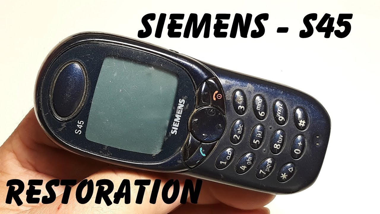 Vintage Siemens S45  Impressive Restoration old Retro Phone | Restore broken phone online