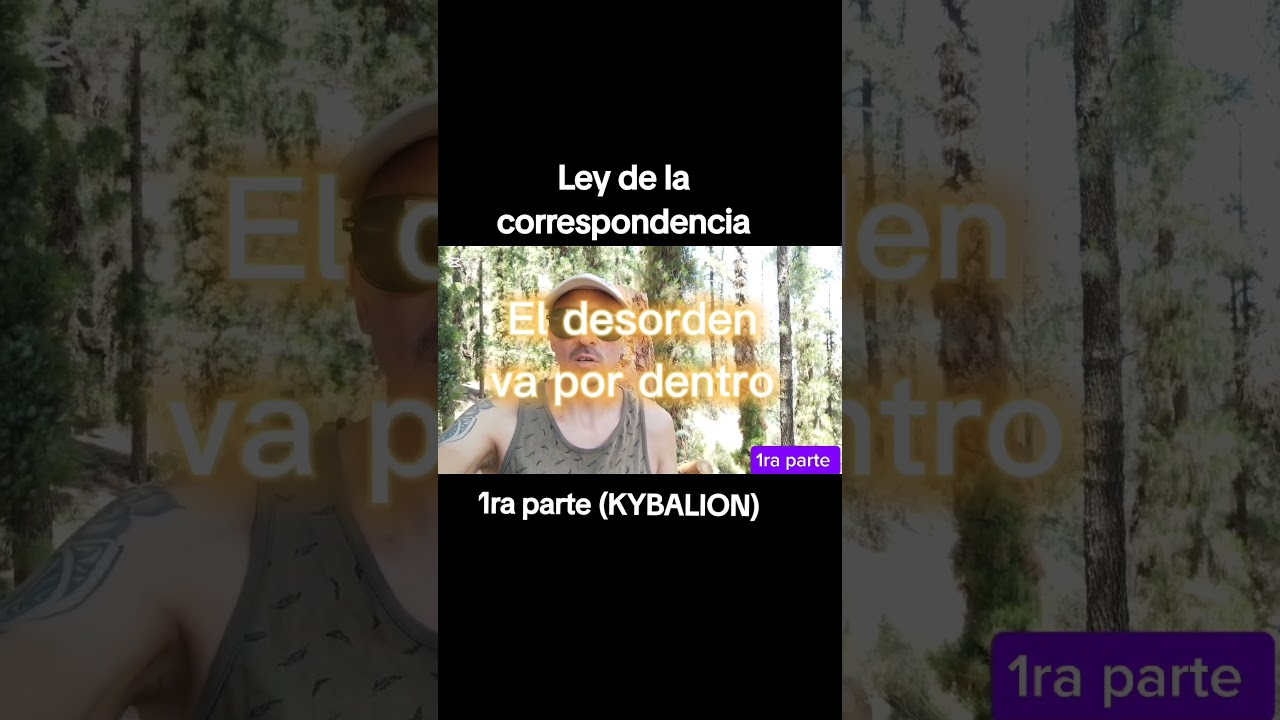 Ley de la correspondencia 