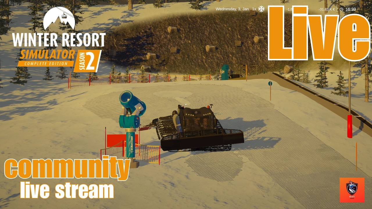 LIVE community stream | Winter Resort Simulator 2 (multiplayer join)