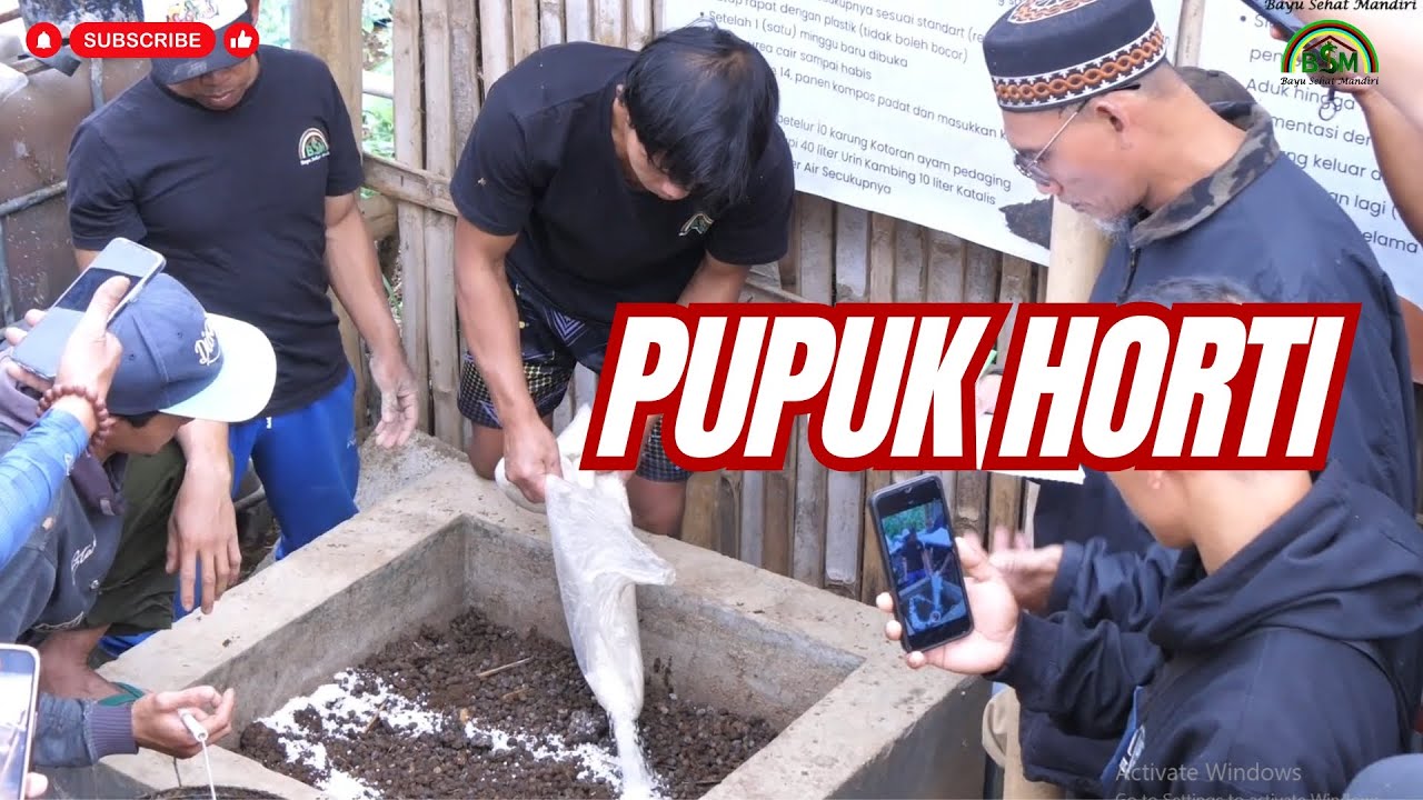 PRAKTEK MEMBUAT PUPUK HORTI