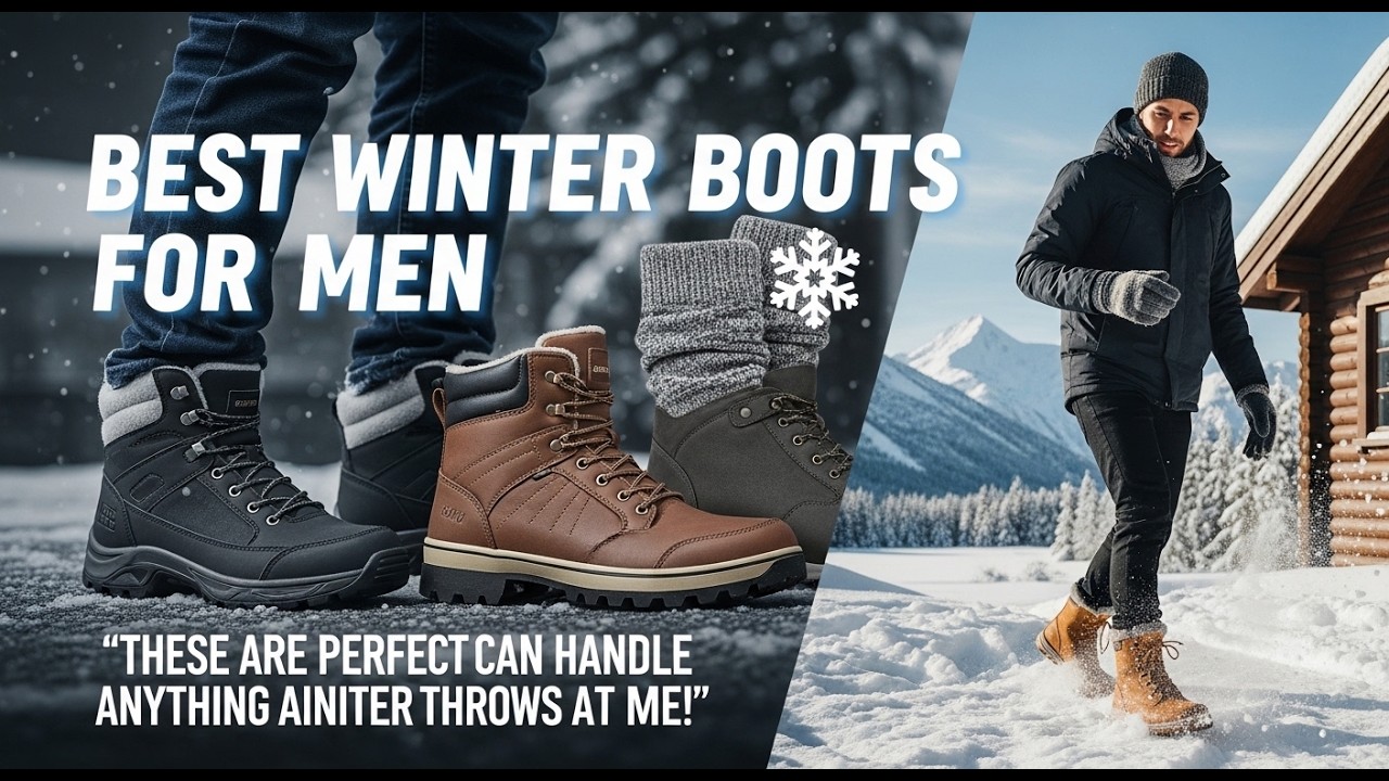 ✅ TOP 5 Best Winter Boots For Men | Men's Winter Boots for Ultimate Warmth