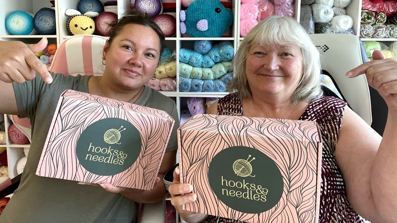 UNBOXING Hooks and Needles Box #11 - Crochet Box and Knitting Box 