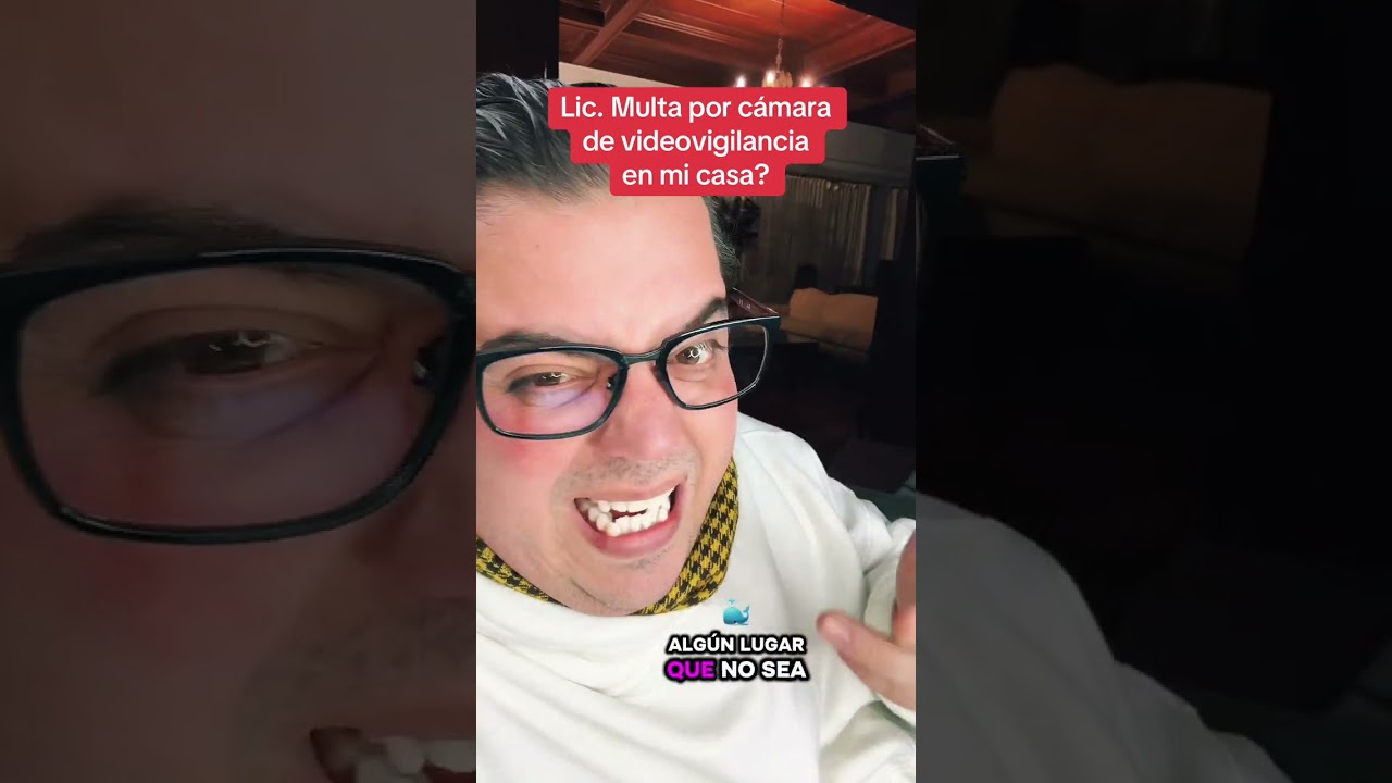 Multa por tener c&aacute;mara de vigilancia en la casa? 👨🏻&zwj;⚖️ #camarasdevigilancia #camarasdeseguridad #fyp