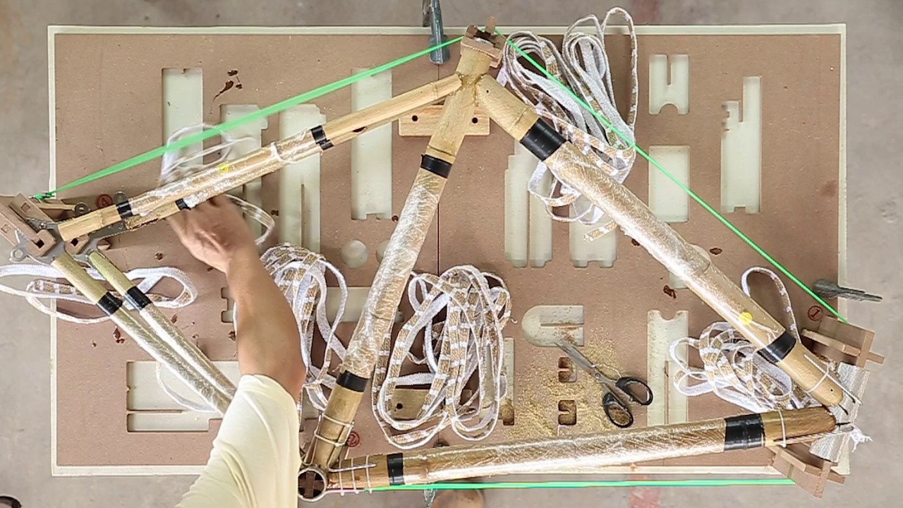 BIY Bamboo Bike Frame Kit Instruction Video Guide Section 7