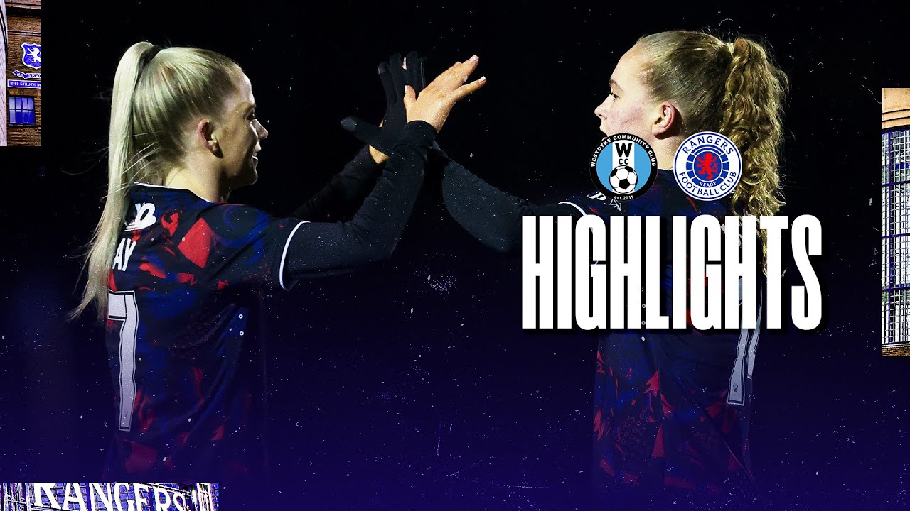 HIGHLIGHTS | West Dyke v Rangers Women | Scottish Cup | 08 Dec 2024