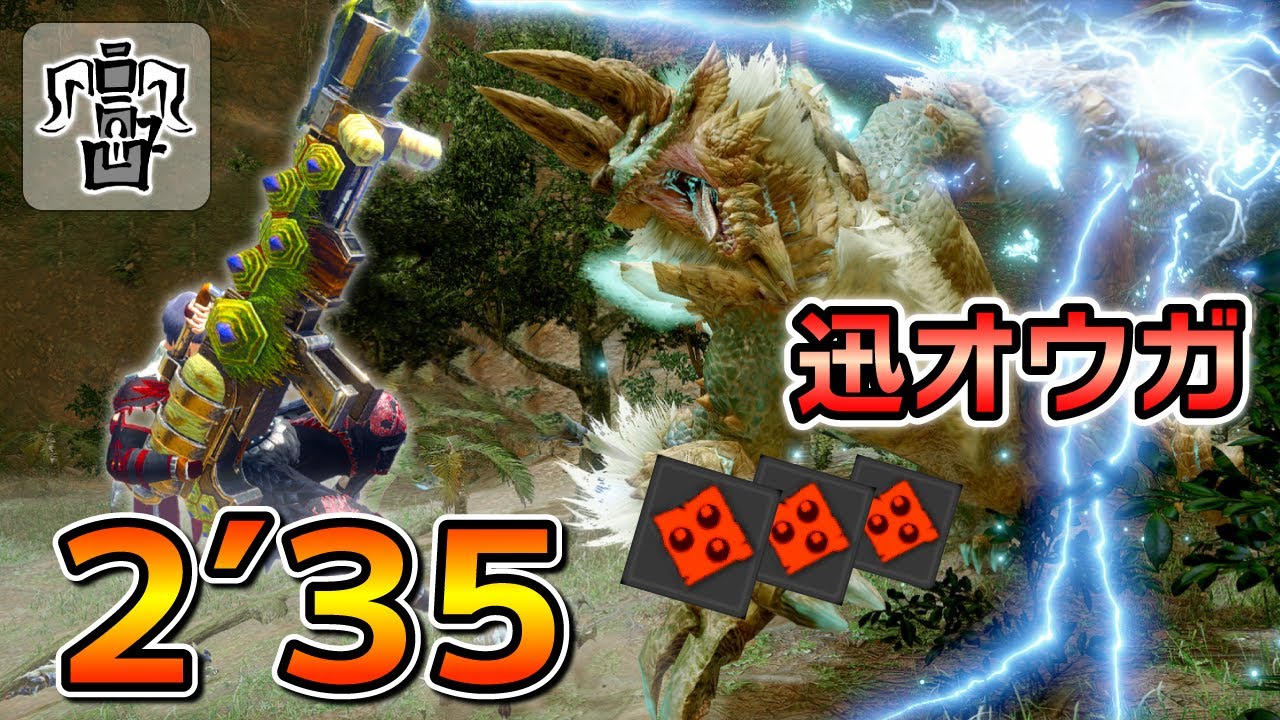 【迅錬丹クエ】時給：200個稼ぐヘビィボウガン 強化個体ジンオウガを2分でクリア  [MHRSB / サンブレイク]
