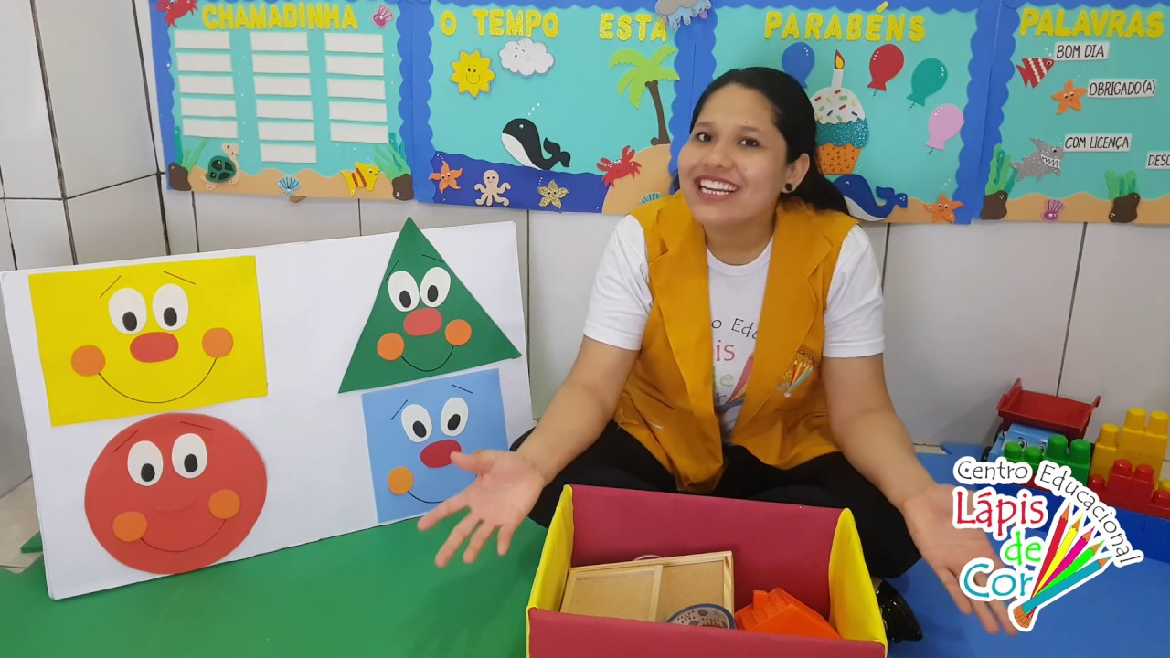 Ensinando formas geométricas para crianças - Educação Infantil
