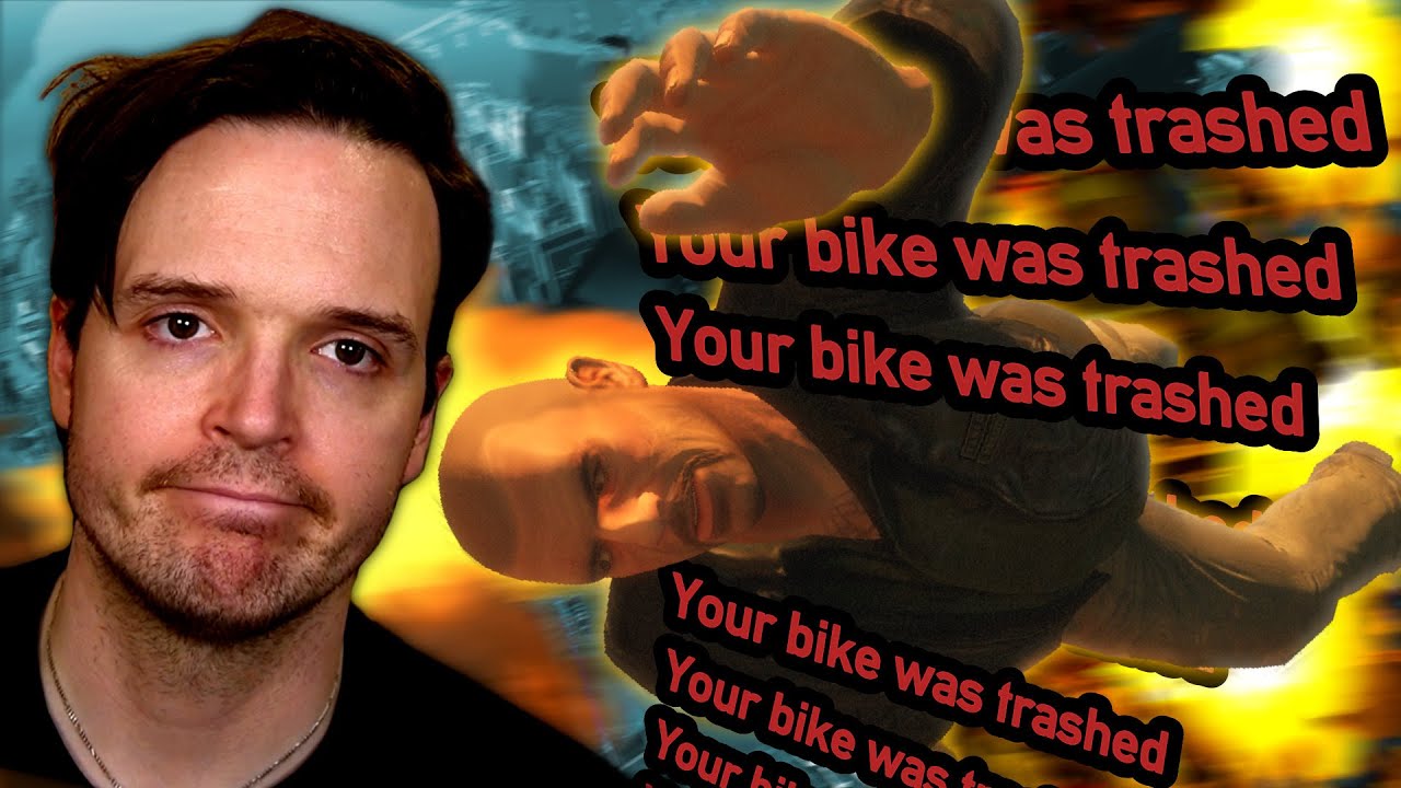 Riding a bike through 9999 km/h traffic is hard. Modded GTA 4 is hard.