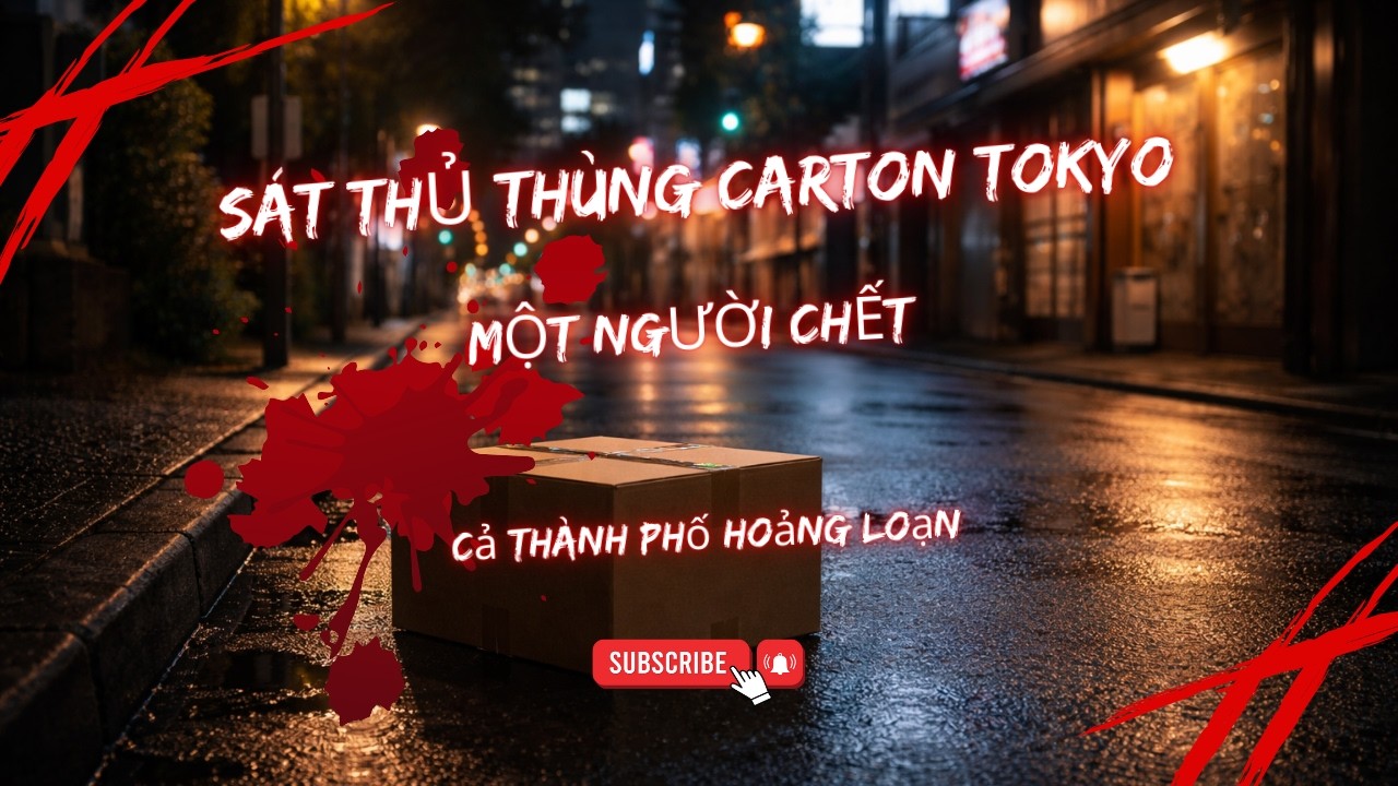 SÁT THỦ THÙNG CARTON TOKYO - MỘT NGƯỜI CHẾT CẢ THÀNH PHỐ NỔI LOẠN