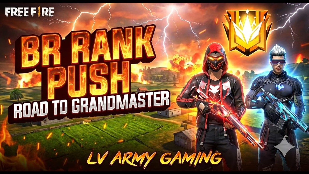 ​🔥 BR Rank Push With Sonu Vi! ROAD TO GM 🚀 | Free Fire Live