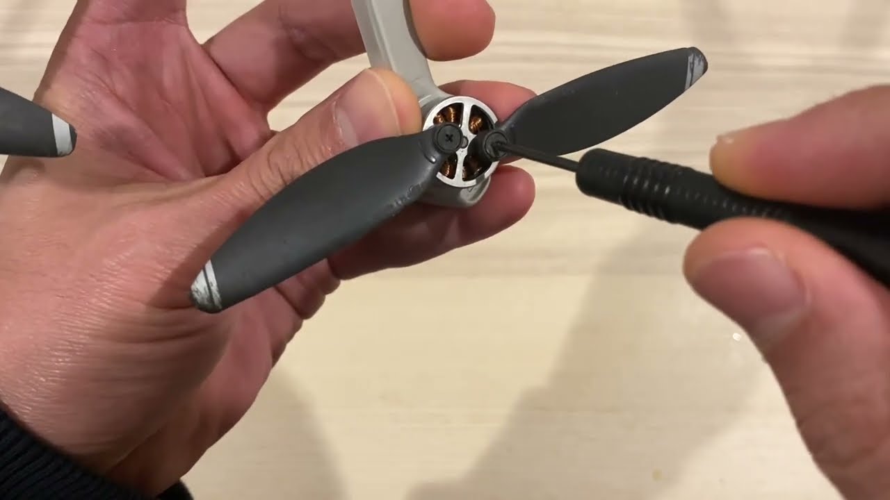 DJI Mavic mini Propeller Replacement DJI Drone Propeller Change