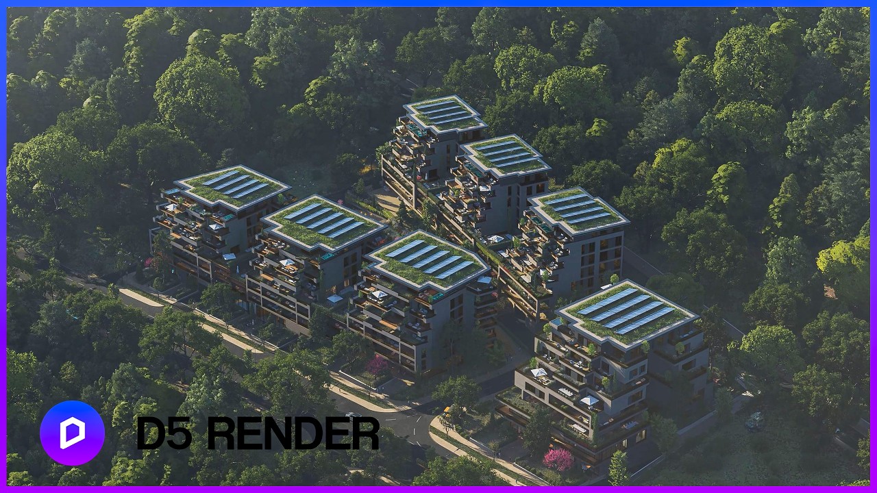 Cinematic Archviz Animation | 4K Real‑Time D5 Render Showcase &ndash; Residential Complex