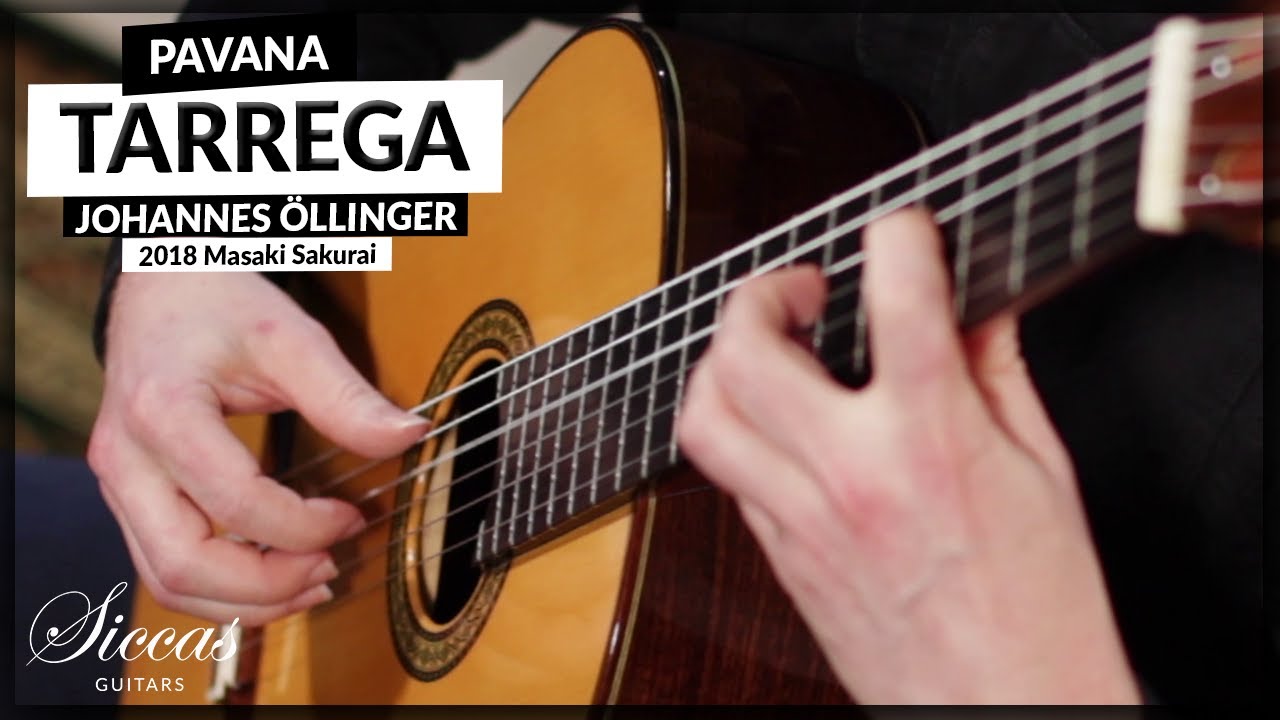 Johannes Öllinger plays Pavana by Francisco Tárrega on a 2018 Masaki Sakurai at Siccas Guitars