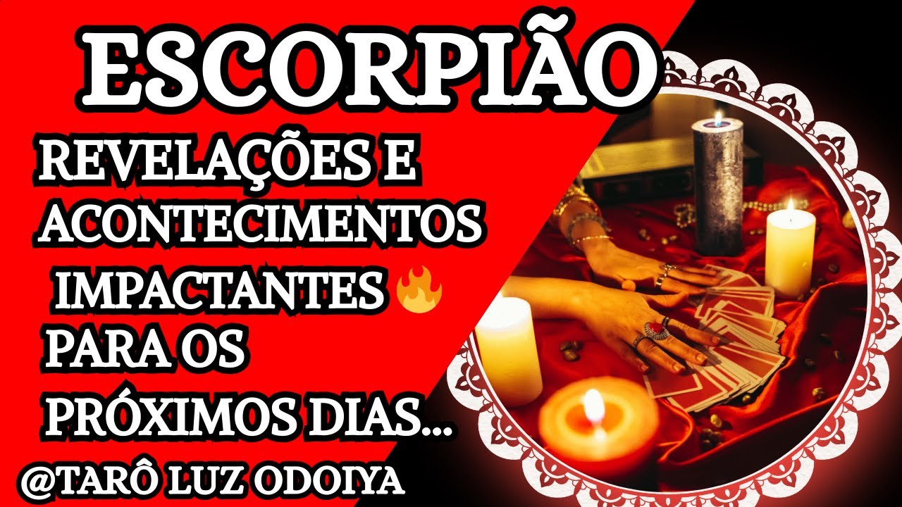 ESCORPIÃO♏NADA AQUI É ALEATÓRIO...ENCONTRO QUE NÃO SERÁ POR ACASO... INFORMAÇÕES PRECIOSAS