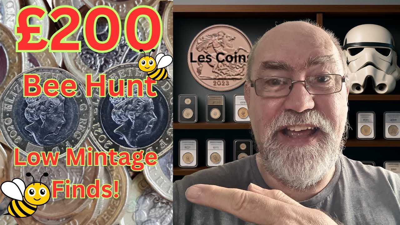 😲 RARE &pound;1 Coins FOUND! 🔥 Coin Hunt for Low Mintage & King Charles III Bees &pound;1 #scarce #shocking