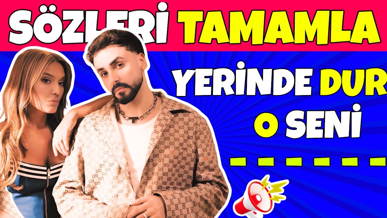 Şarkı Sözlerini Tamamla🎤Popüler Şarkıların Devamını Getir⭐Şarkı Sözlerini Tahmin Et🎵