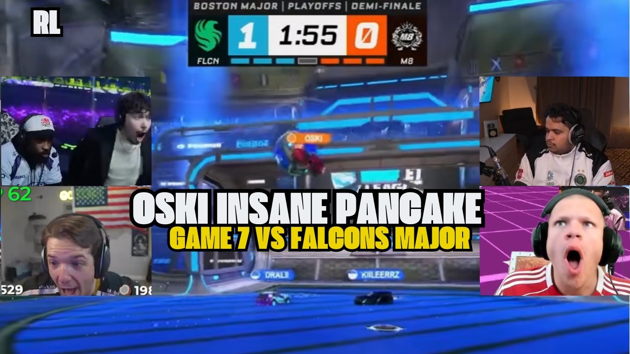 Streamers Reacts: OSKI PANCAKE vs FALCONS GAME 7