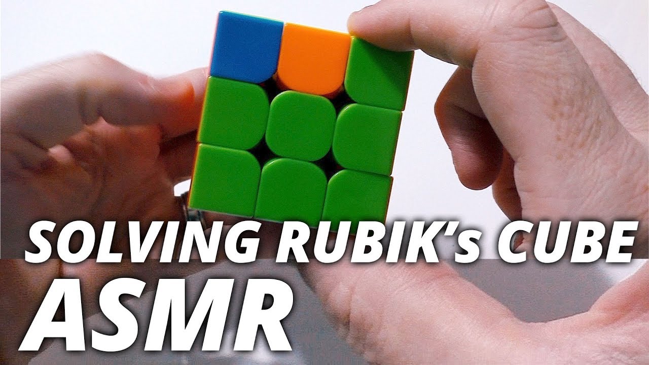 RUBIK'S CUBE ASMR 🎲 Beginner Solving Algorithm RUBIX ASMR