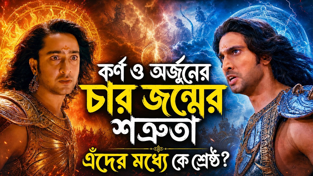 কর্ণ এবং অর্জুনের শত্রুতা কোন জন্মের? তাদের মধ্যে কে শ্রেষ্ঠ? Karna Vs Arjun