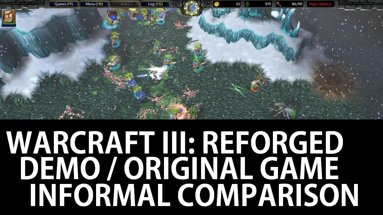 Warcraft III: Reforged Demo / Original Game Informal Comparison