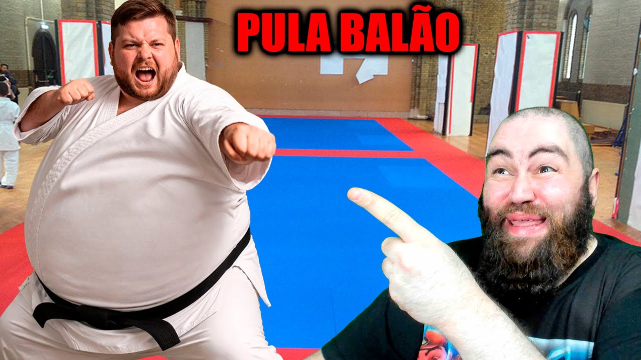 TENTE NÃO RIR COM UM BALÃO LUTANDO JIU JITSU