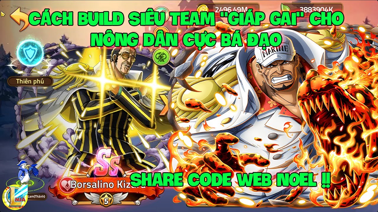 Huyền Thoại Hải Tặc- Cách Build Siêu Team 