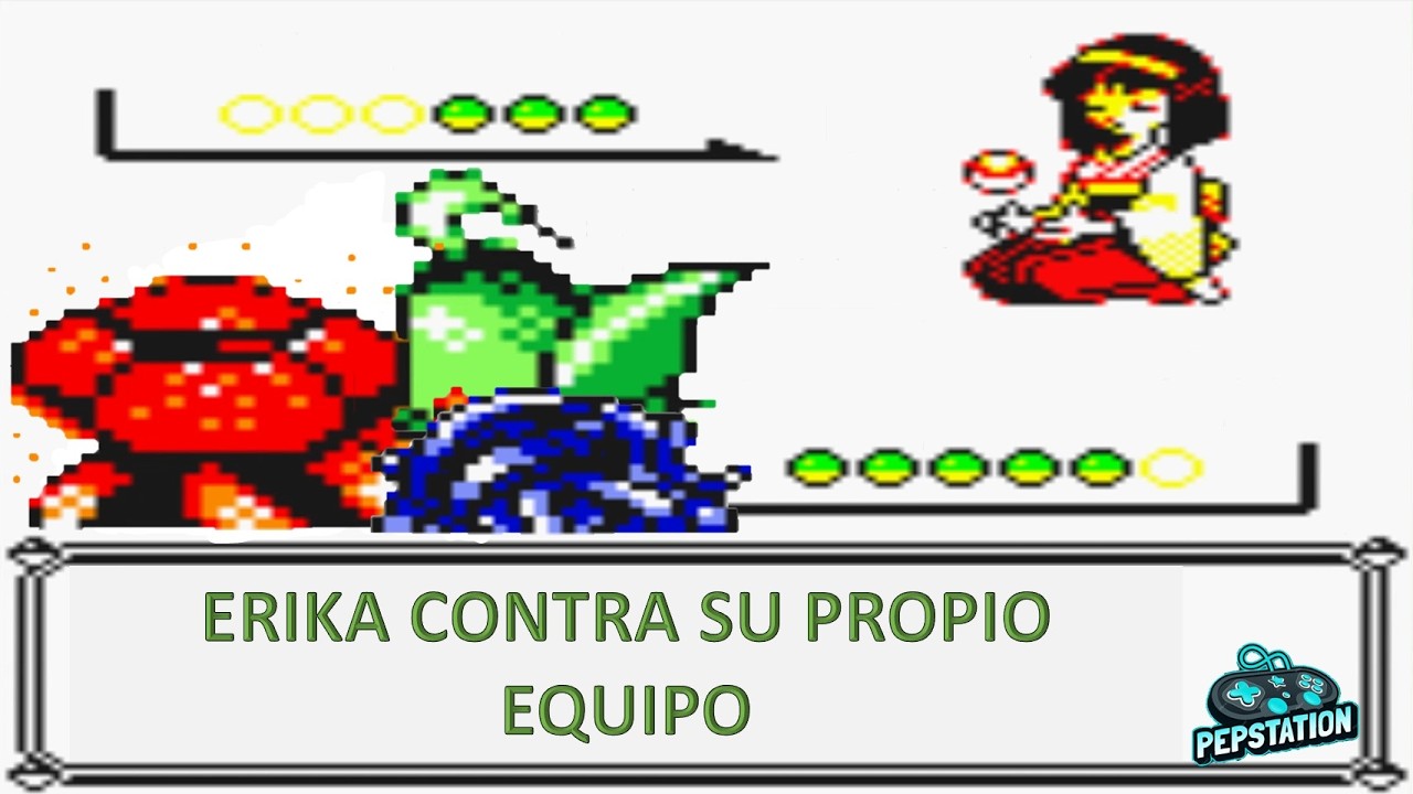 ERIKA contra SU PROPIO EQUIPO pokemon | Pokemon Amarillo