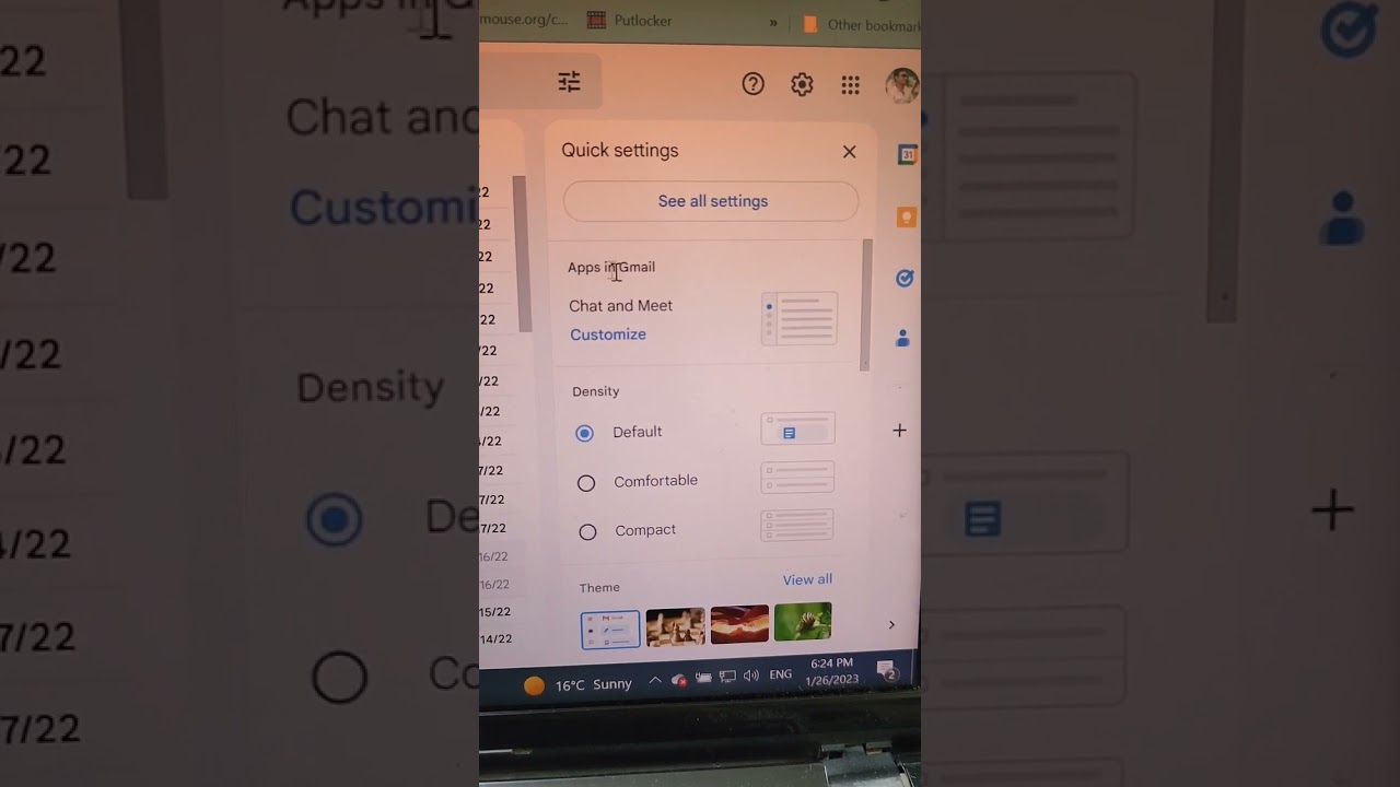 Enable Google Meet and Chat in Gmail