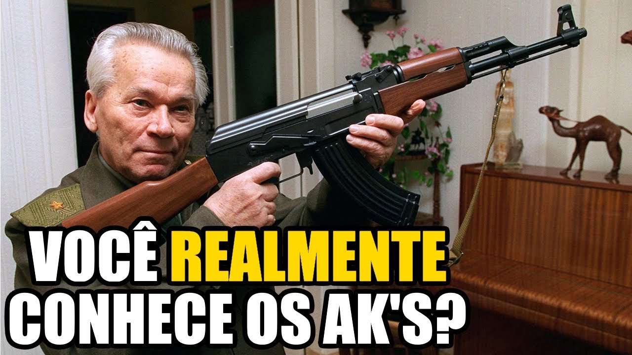 O fuzil AK47 tem MUITO mais variações do que você imagina