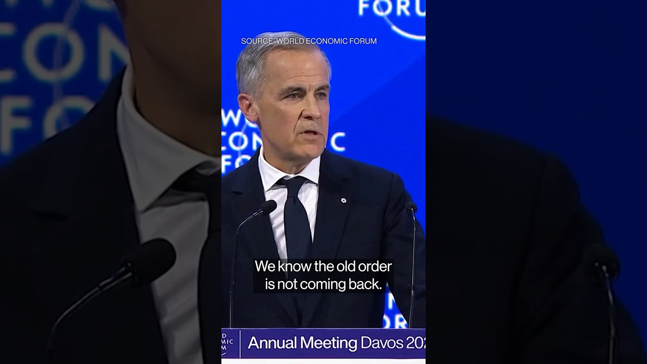 Canada's Carney Says 'Rules-Based World Order' Now Dead