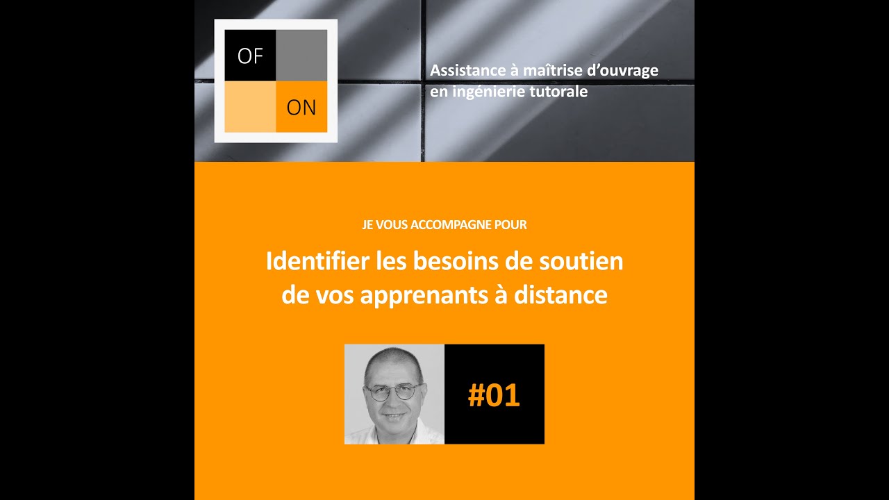 Ingénierie tutorale 01 - Analyse des besoins de soutien