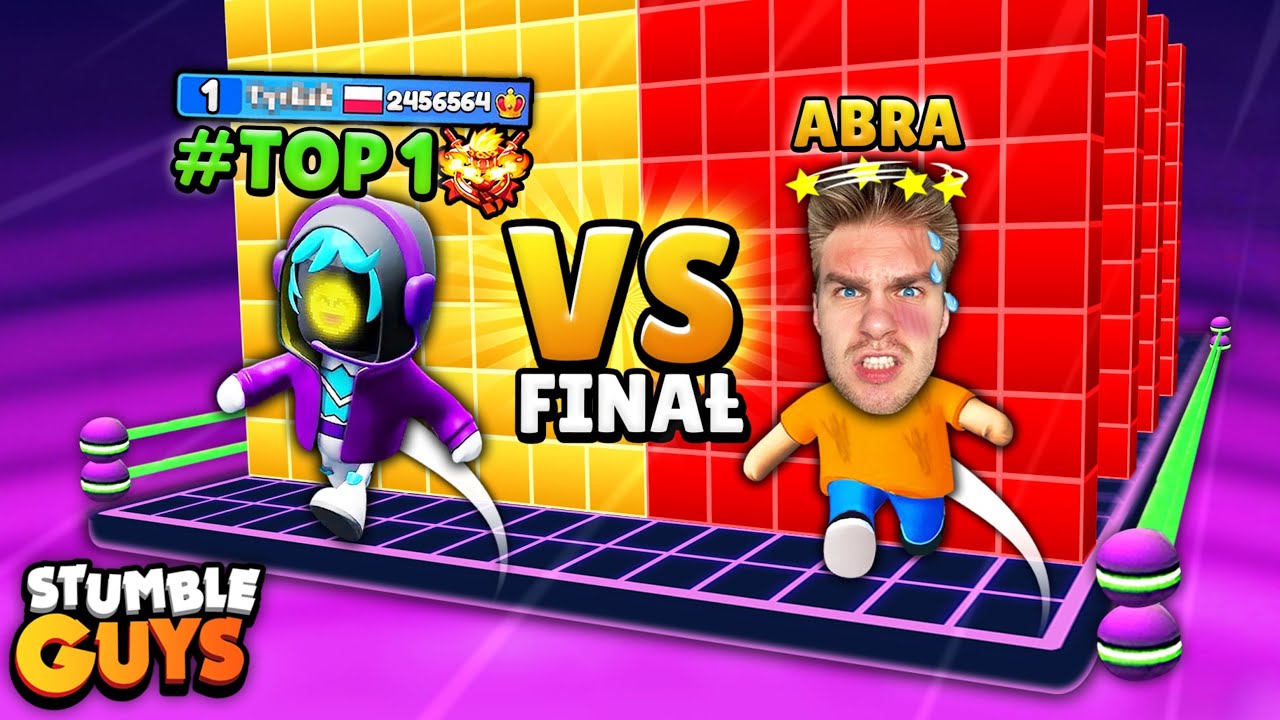 WIELKI FINAŁ! ⚠️ (TOP #1) GRACZ w POLSCE vs ABRA 🔥🇵🇱 *TO BYŁ BŁĄD* w Stumble Guys! 💀