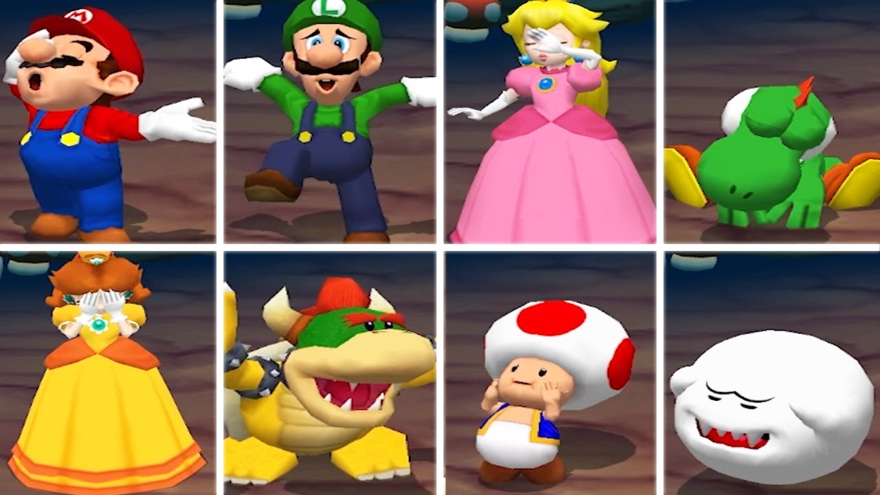 Mario Party 6 - All Losing Animations