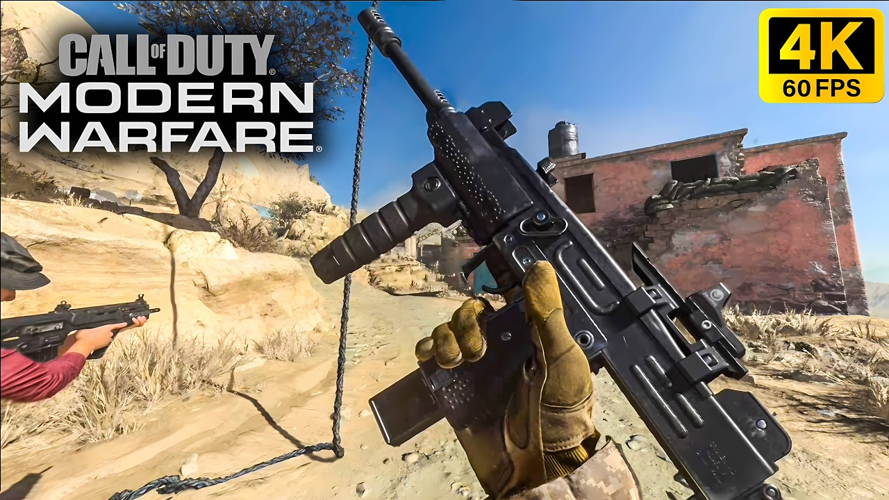 Modern Warfare Multiplayer Gameplay UZI Is Insane | Domination No Commentary [4K]