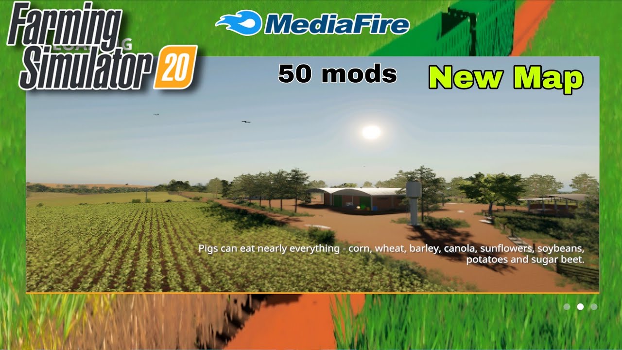 Fs20 Mods - Fazenda Jatob&aacute; Map | 50 mods truck Car tractor
