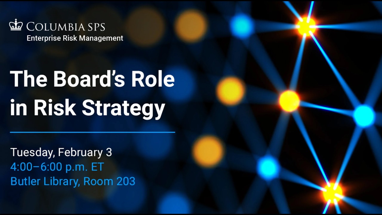 The Board's Role in Risk Strategy
