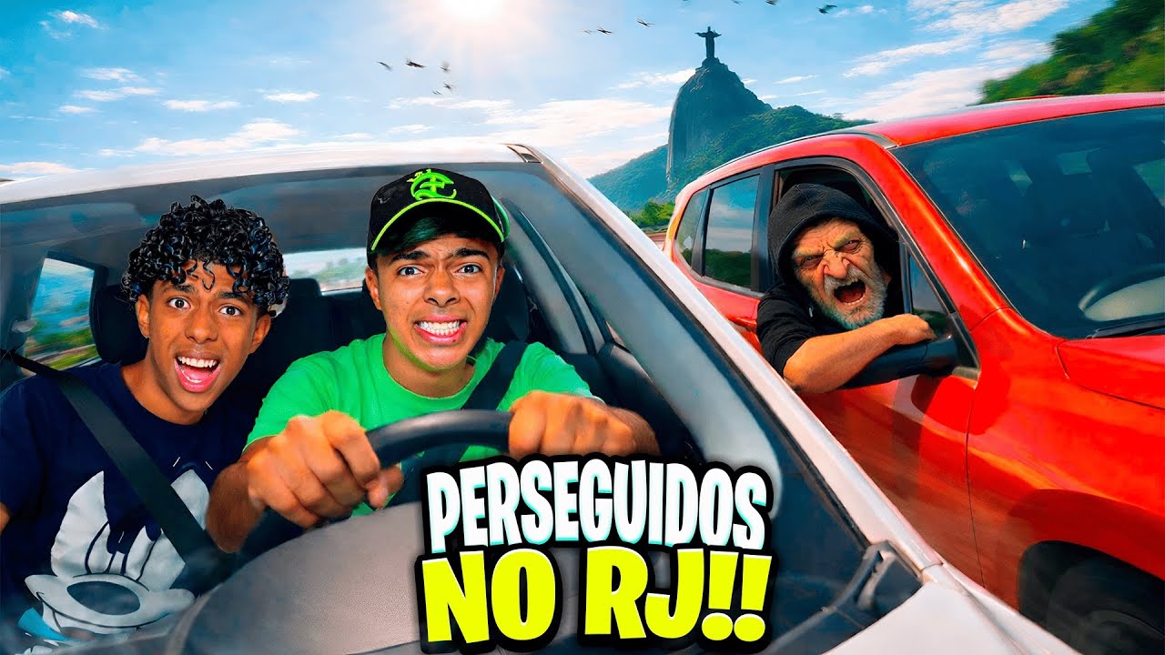 ESTEVÃO E GABRIEL FORAM PERSEGUIDOS PELO CARA BIZARRO NO RJ‼️😮 *conseguimos fugir?