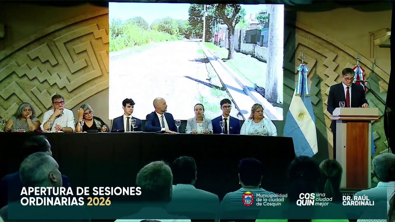 Apertura de Sesiones Ordinarias 2026 - Municipalidad de Cosquín