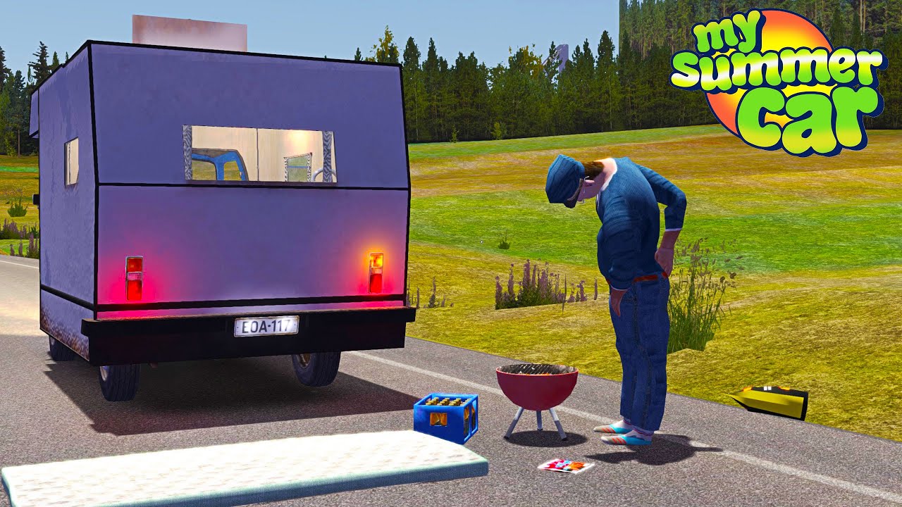 CAMPING WITH A FRIEND IN A CAMPER [CAMPERSIKO] - My Summer Car