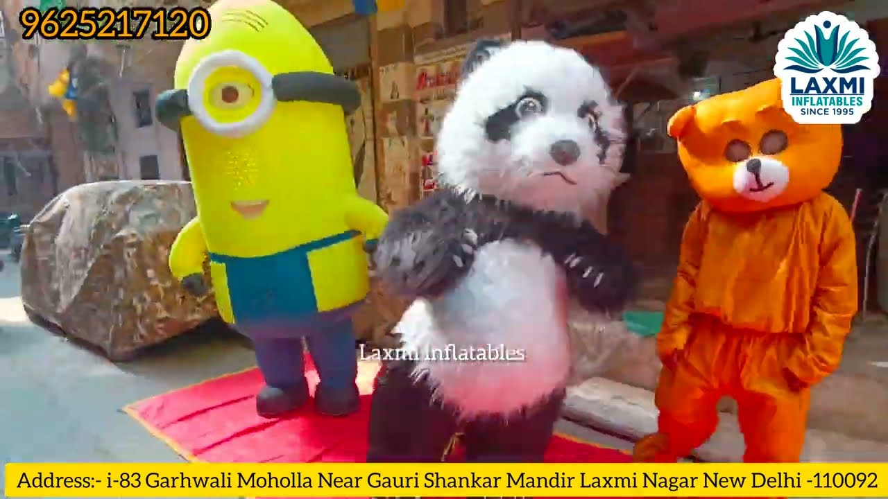 Cartoon Mascot Costume / wholesale /manufacturing in Delhi Laxmi Nagar 9625217120 #youtuber #viral