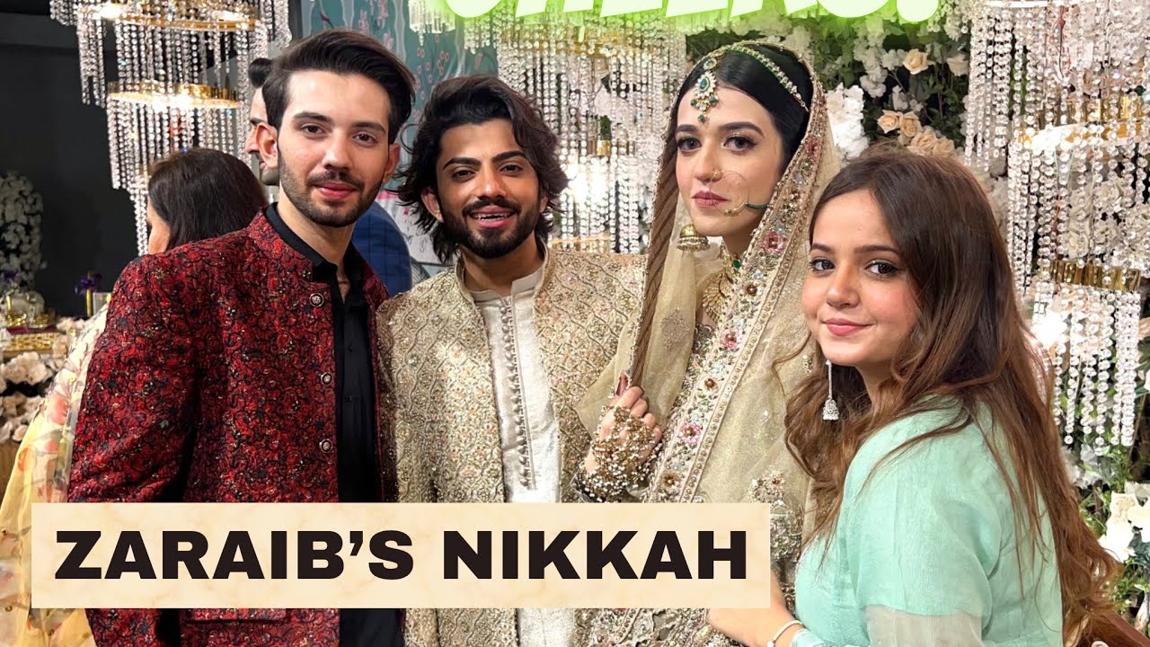 Zaraib ka nikkah hogaya 😍 Allah naseeb achay karay @ZaraibOfficial