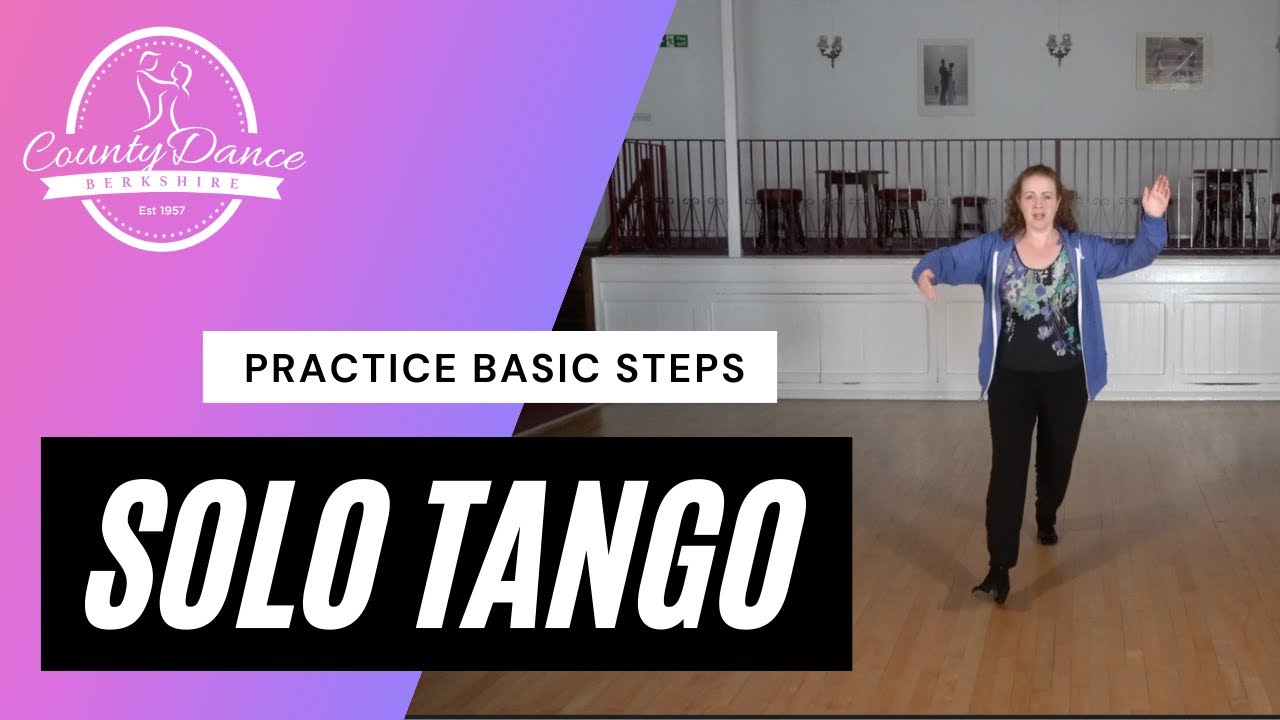 Basic Tango Solo Practice - with Reverse and Rock Turn