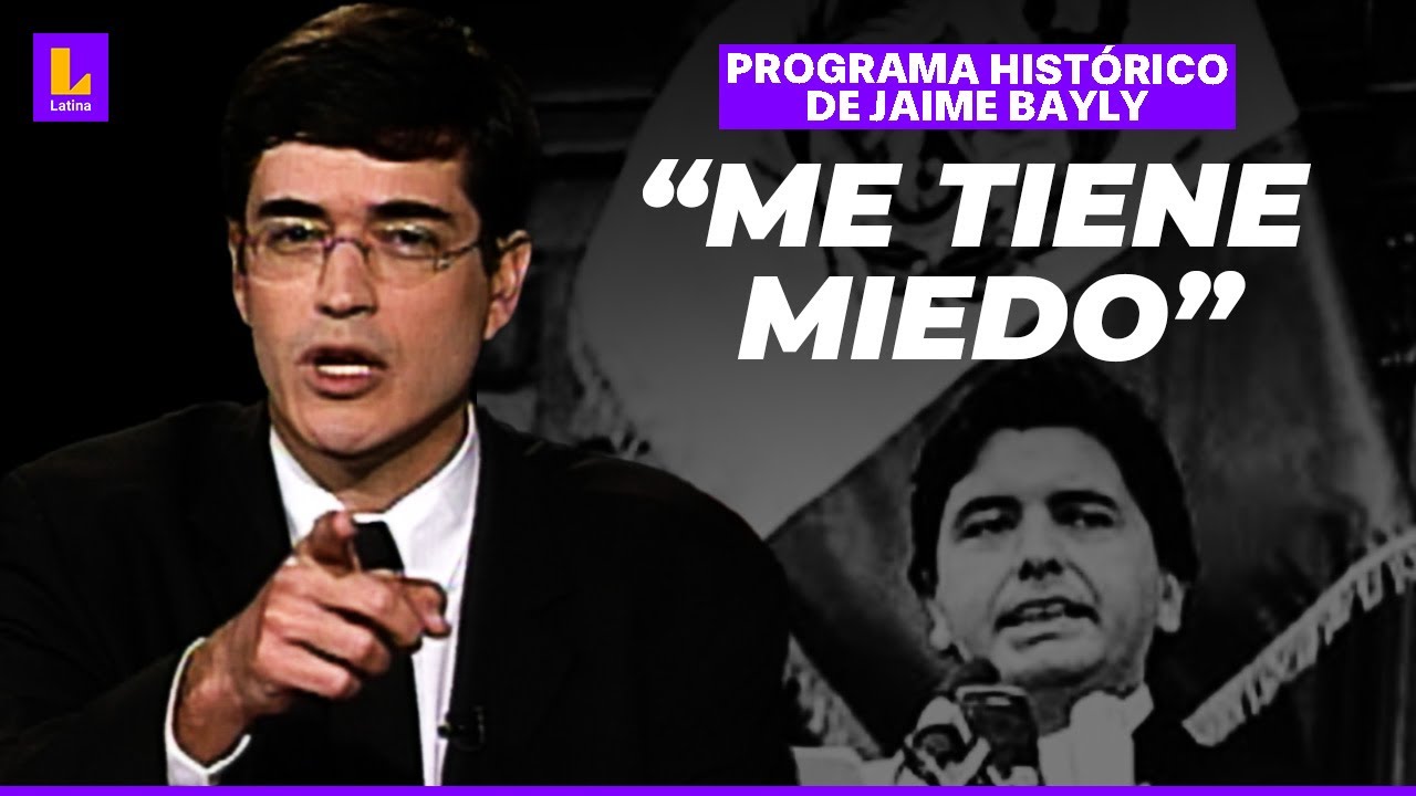 ALAN GARCÍA dejó plantado a JAIME BAYLY en su programa: 