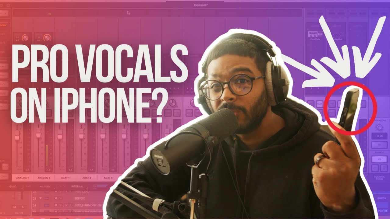 How to Record PROFESSIONAL Vocals Using JUST Your iPhone