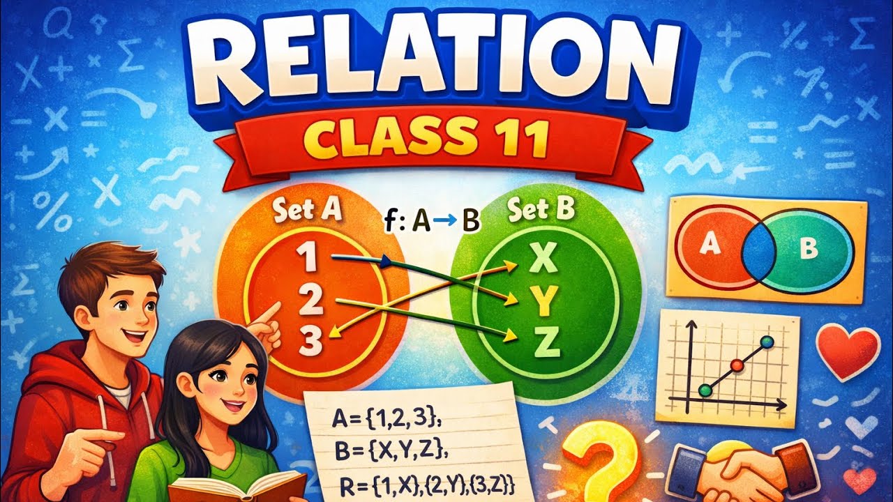 Class 11 Maths – Introduction to Relations (Easy Explanation)