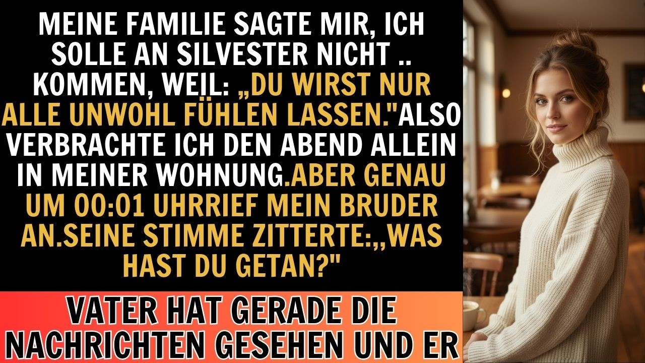 Meine Familie verbannte mich von der Silvesterfeier – dann sah mein Vater, dass ich Milliardär wurde
