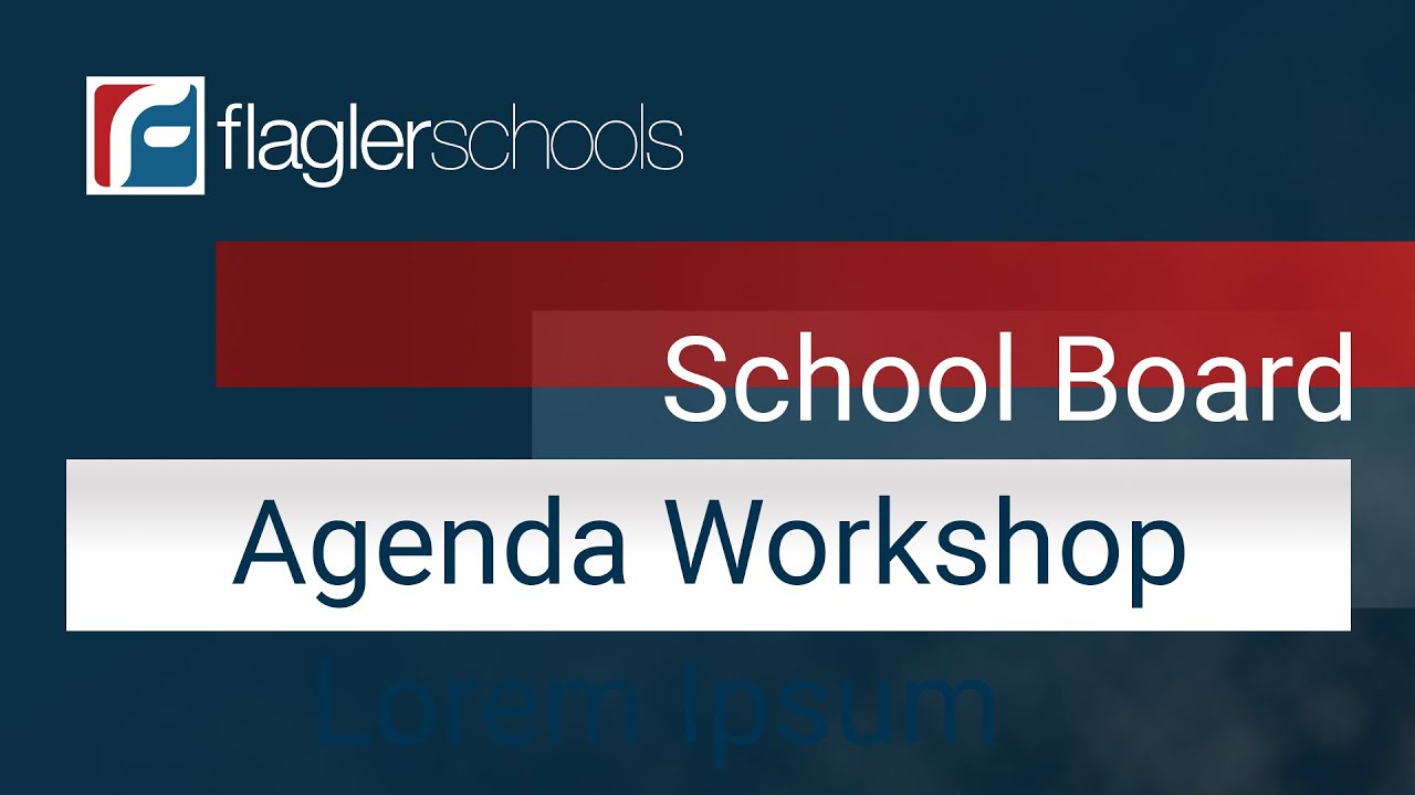 11/04/25 - Flagler School Board Agenda Workshop